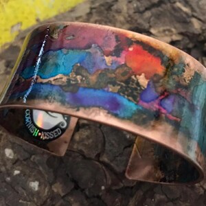 Copper Patina Cuff Bracelet