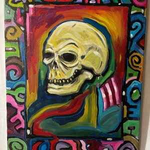 Street Art Skull
