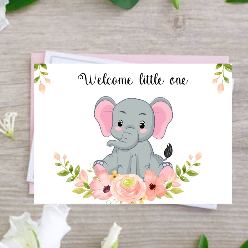 Baby Shower Gift Printable Card Printable Baby Etsy