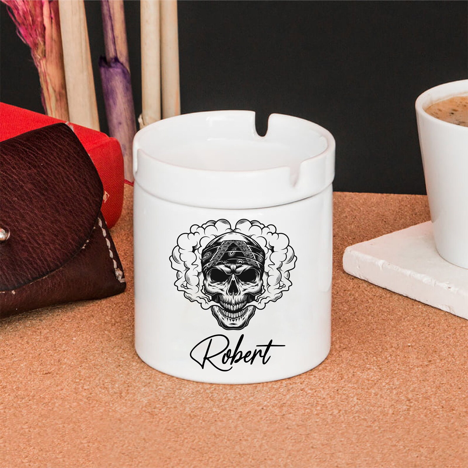 Personalized Ashtray Ceramic Ashtray Handmade Ceramic Ashtray Etsy