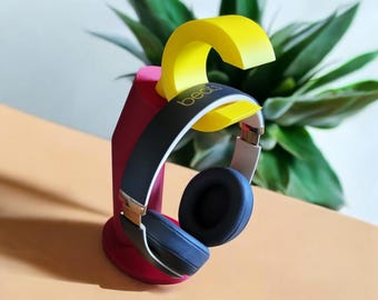 Lego Minifig Inspired Modern 3D-Printed Headphone Stand – Stylish & Functional