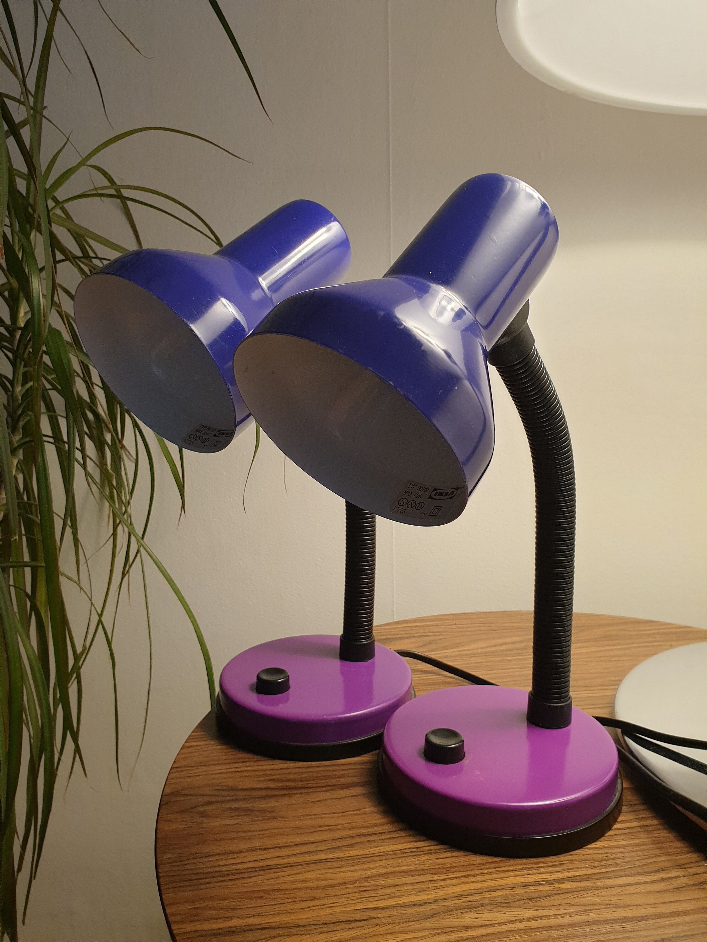 Pair of Vintage Ikea Lamps 80s Etsy