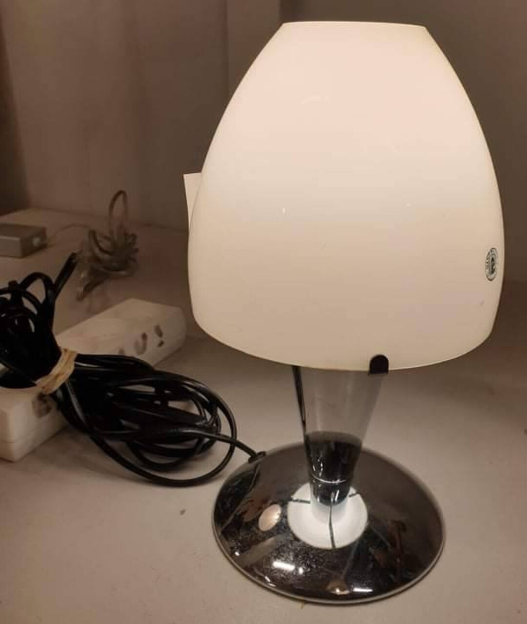 Desk Lamp Table Lamp Retro Ikea TYP B9712 White Glass Etsy