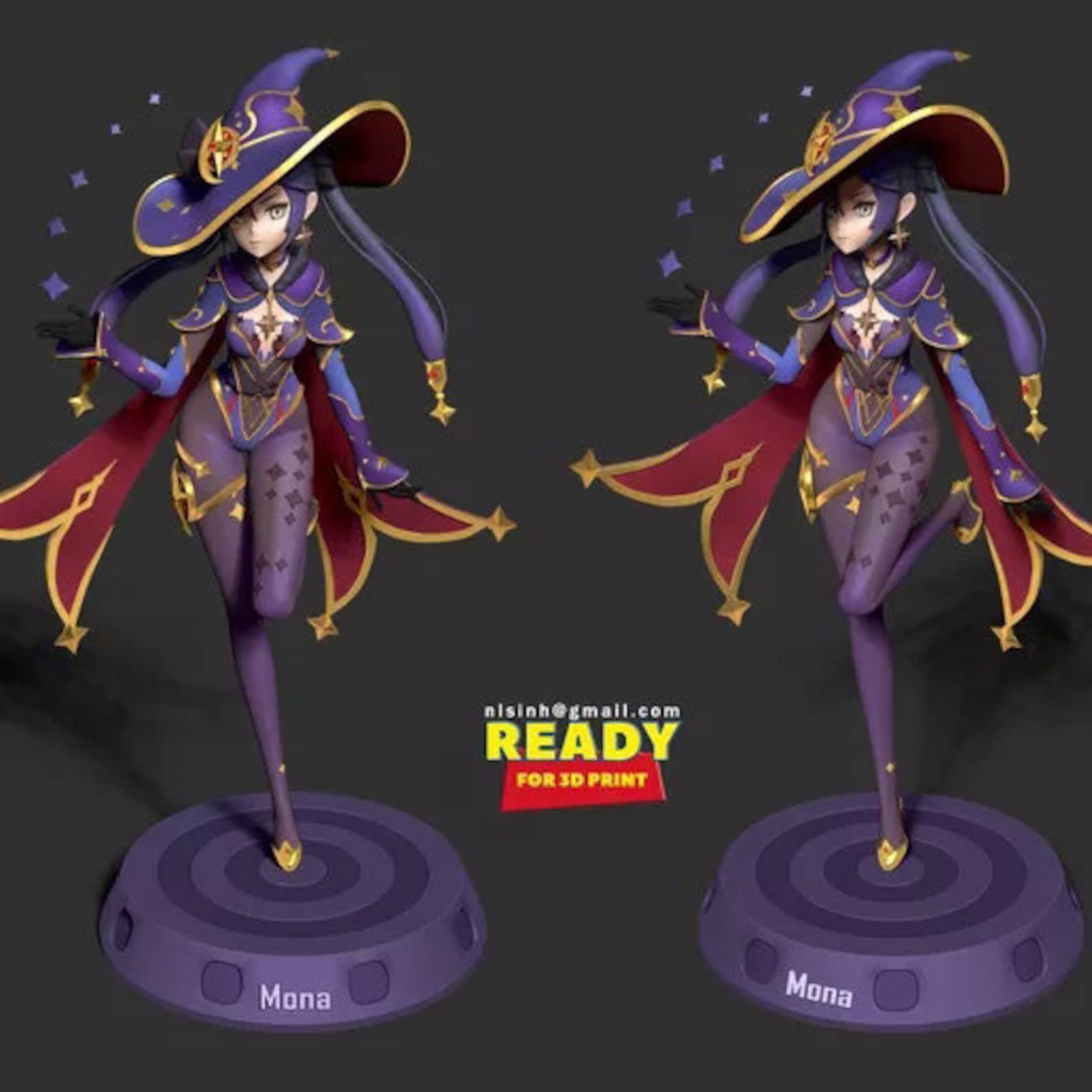 Genshin Impact Mona 7 inches Resin Figure Professional - Il 1588xN.3268842943 3bu6