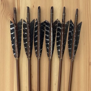 Traditional North American Arrows - Fully functional arrows for hunting and target archery