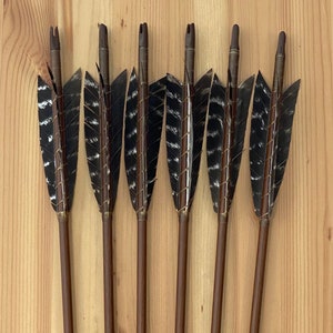 Traditional North American Arrows - Fully functional arrows for hunting and target archery