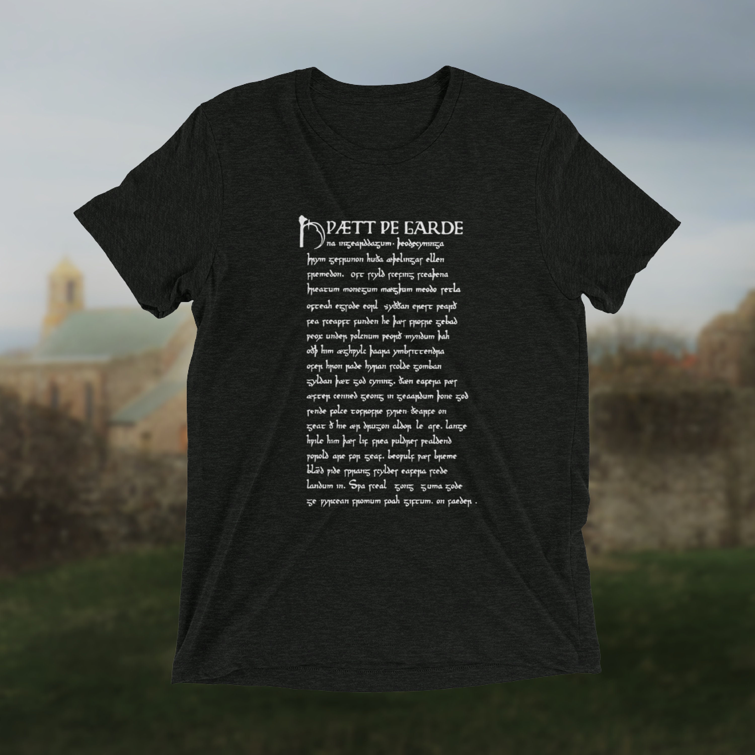 Beowulf Prologue Tshirt, Unisex Triblend Etsy