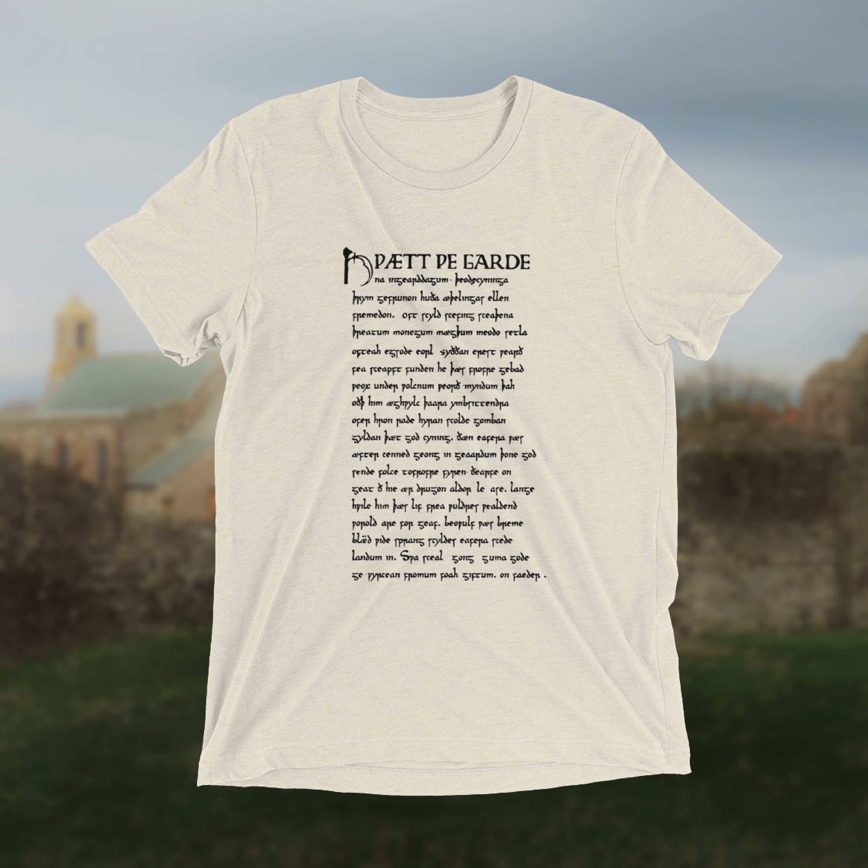 Beowulf Prologue Tshirt, Unisex Triblend Etsy