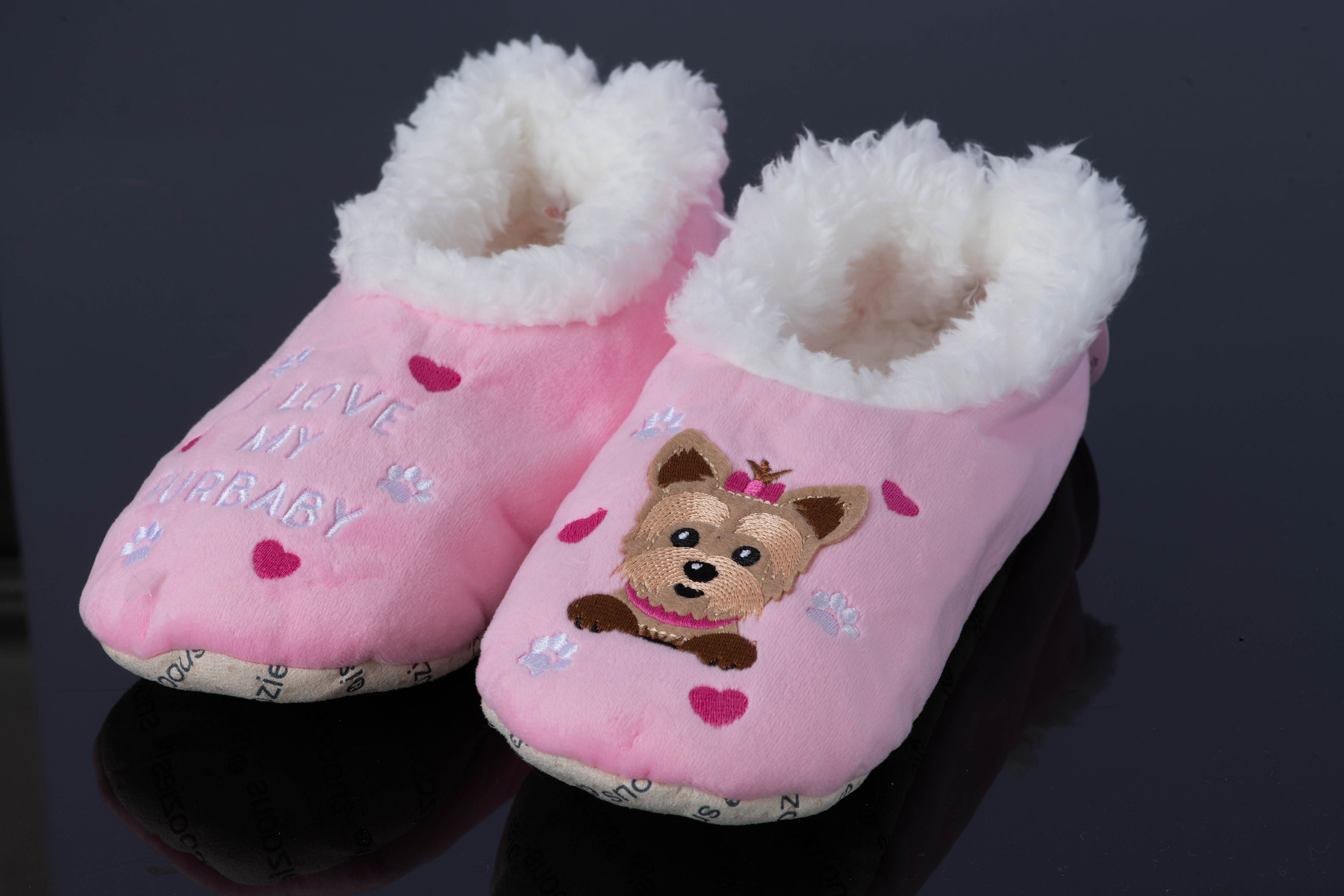 Ladies Super Soft Textured FurLike Fabric Snoozies Slippers Etsy