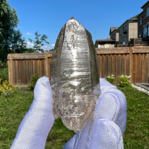 Gorgeous Golden Smoky Himalayan Quartz with Nicely Self-Healed Root - Healing Crystal - 79g