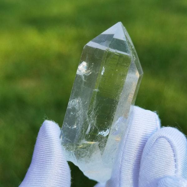 Himalayan Clear Quartz/Interior Rainbows/Double Termination/Starbrary Quartz/Healing Crystal/Meditation - 42g