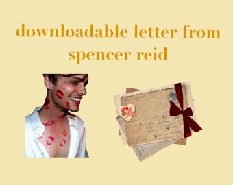 Downloadable Letter from Spencer Reid