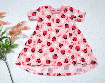red and white ladybug dress