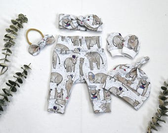 Dumme Kuh Baby Unisex Outfit/Kleinkind Outfit/Newborn Outfit mit passenden Handschuhen/Haarschmuck/Handgefertigtes Baby Outfit