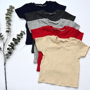 Solid  Baby Unisex T-Shirt/Toddler T-Shirt/Solid T-Shirt/Baby Boy T-Shirt/Baby Girl T-Shirt