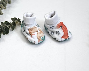Last One Available!  Animals Baby Unisex Bootie/Mittens/  (3 months Ready to Ship)