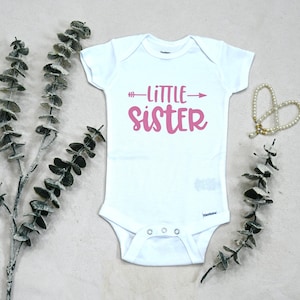Little Sister" Baby Bodysuit