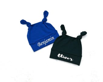 Bonnet personnalisé pour bébé : prénom personnalisé cadeau nouveau-né
