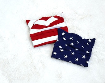 Patriotic Cat Hat: 4th of July Red White & Blue