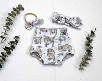Silly Cow Baby Bloomer Set/Handmade Cow Baby Outfit With Matching Headband & Bow/Farm Animals/Toddler Outfit