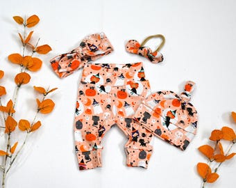 Conjunto de amigos espeluznantes para bebé: Conjunto de Halloween para recién nacido