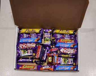 Cadbury's Chocolate Sweet Hamper Selection Gift Box Treat Personalised Birthday, Mother's Day, Father's Day, Valentines, Appreciation, Xmas