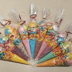 Party Millions Filled JUMBO Mix Vegetarian Sweet Cones Christmas Stocking Filler