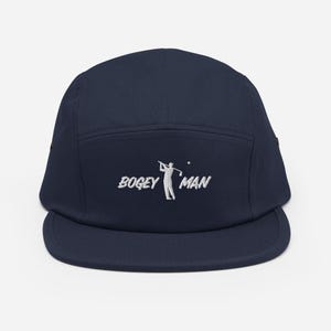 Bogey Man Golf Embroidered Hat, Trendy Golf Lover Cap, Modern Adjustable Golfing Hat, Custom Embroidered Golf Cap, Golf Apparel Gift