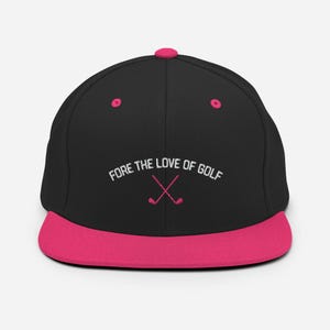 Fore The Love of Golf Embroidered Hat, Trendy Golf Lover Cap, Modern Adjustable Golfing Hat, Custom Embroidered Golf Cap, Golf Apparel Gift