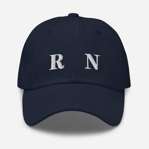 Registered Nurse Baseball Cap, Gift for Nurse, Nurse Birthday Cap, Embroidered RN Cap
