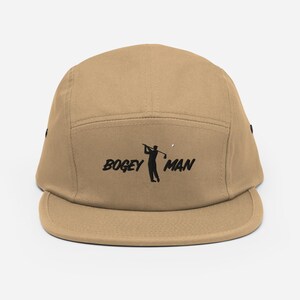 Bogey Man Golf Embroidered Hat, Trendy Golf Lover Cap, Modern Adjustable Golfing Hat, Custom Embroidered Golf Cap, Golf Apparel Gift