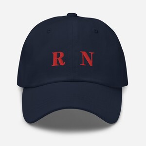 Registered Nurse Baseball Cap, Gift for Nurse, Nurse Birthday Cap, Embroidered RN Cap