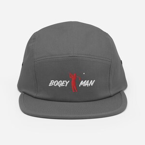 Bogey Man Golf Embroidered Hat, Trendy Golf Lover Cap, Modern Adjustable Golfing Hat, Custom Embroidered Golf Cap, Golf Apparel Gift