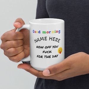 Rude Mug Personalised
