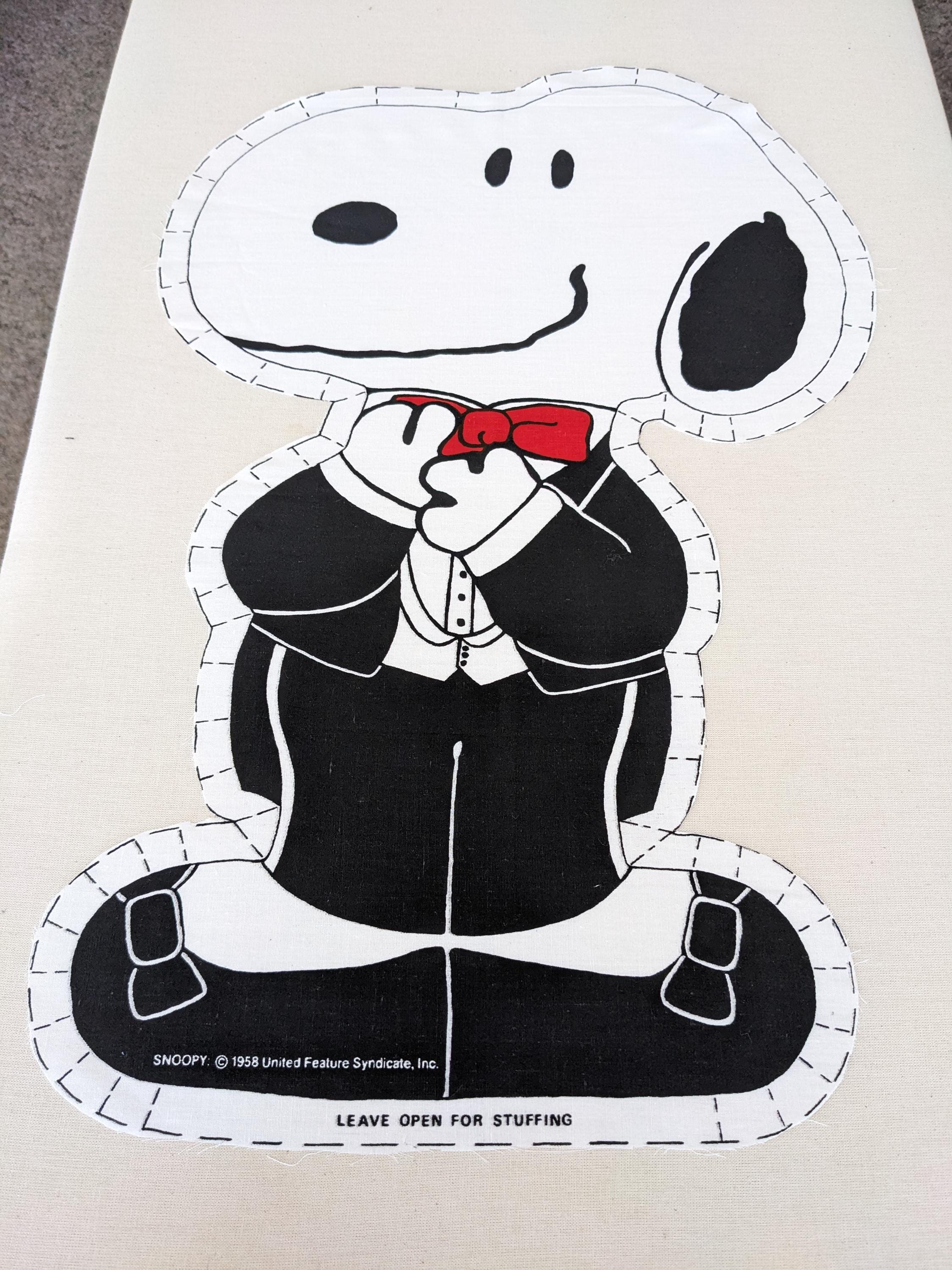 Vintage Snoopy Fabric - Etsy
