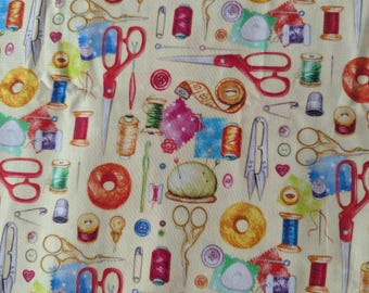3 yards quilters quality cotton fabric- Sew Scattered, Kate Ward Thacker, Springs Creative