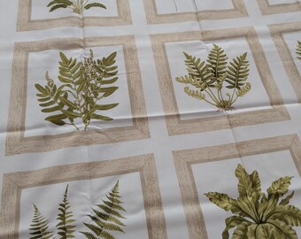 Fabric Panel 48 in x 44 in, Ferns, Beachfront Cottage, RJR Fabrics