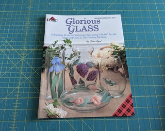 Glorious Glass, a decorative painting pattern book by Bette Byrd