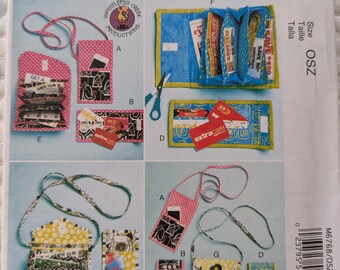 McCalls Fashion Accessories Pattern M6768, travel accessories, wallets