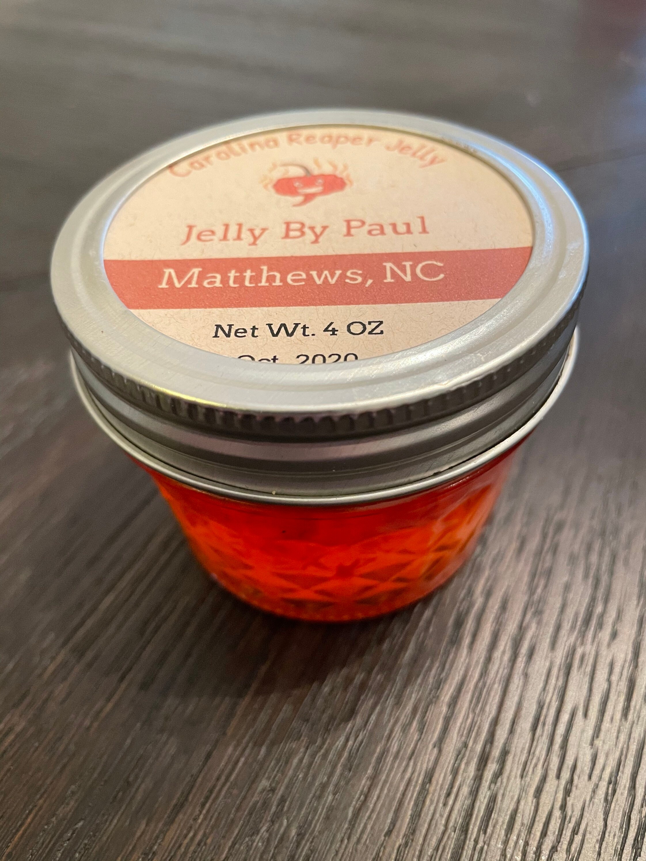 Carolina Reaper Jelly Etsy
