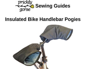 Isolierte Lenkerpogies. PDF Nähanleitung Schnittmuster Anleitung . MYOG, DIY Outdoor Zubehör. Ultraleichtes Fahrrad Touring