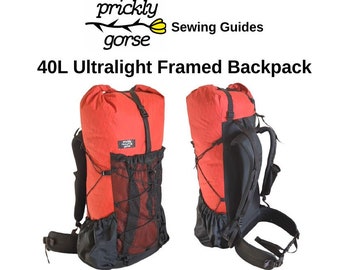 40L Ultralight Framed Backpack PDF Sewing Guide Pattern