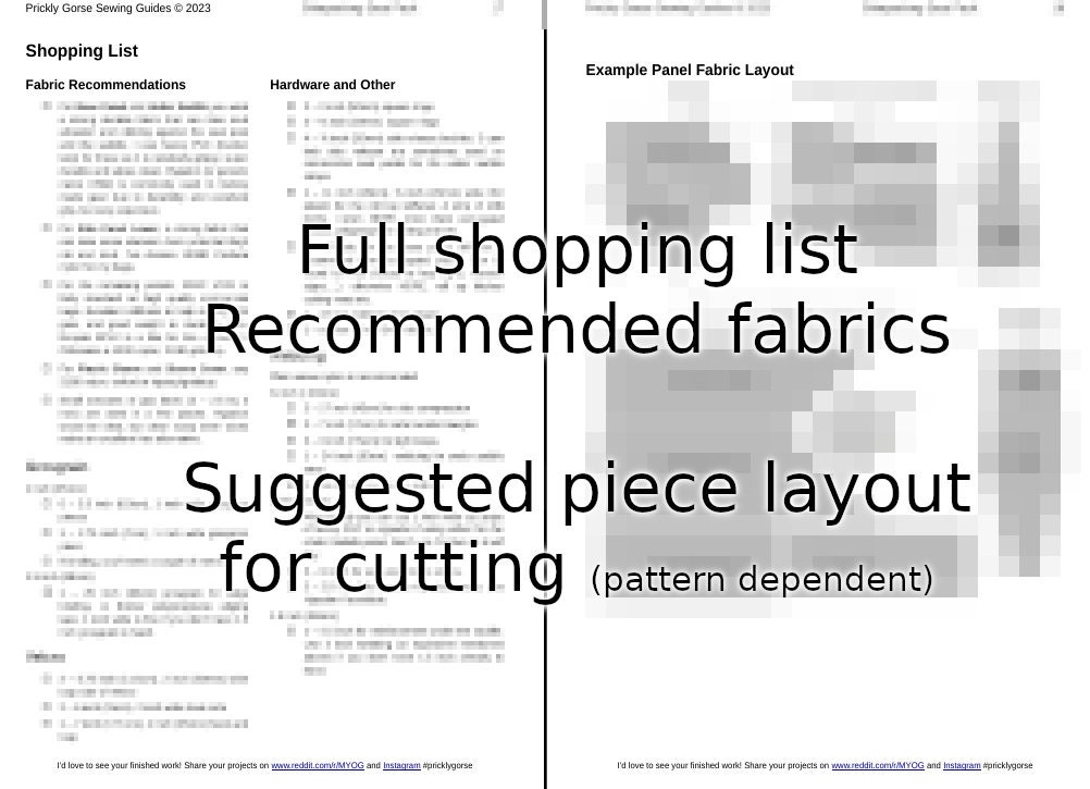 Bikepacking Stem Bag PDF Sewing Guide Pattern Instructions. Etsy UK