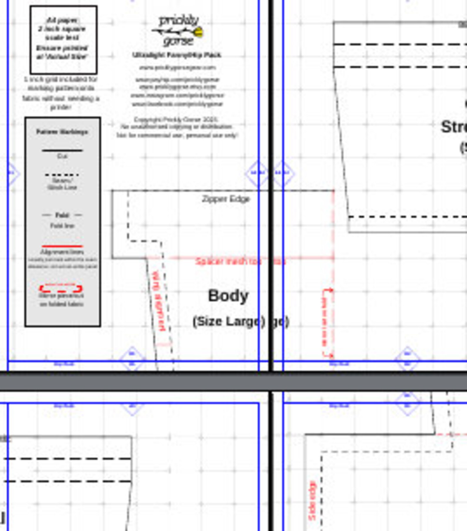Ultralight Hip Fanny Bum Bag PDF Sewing Guide Pattern Instructions ...