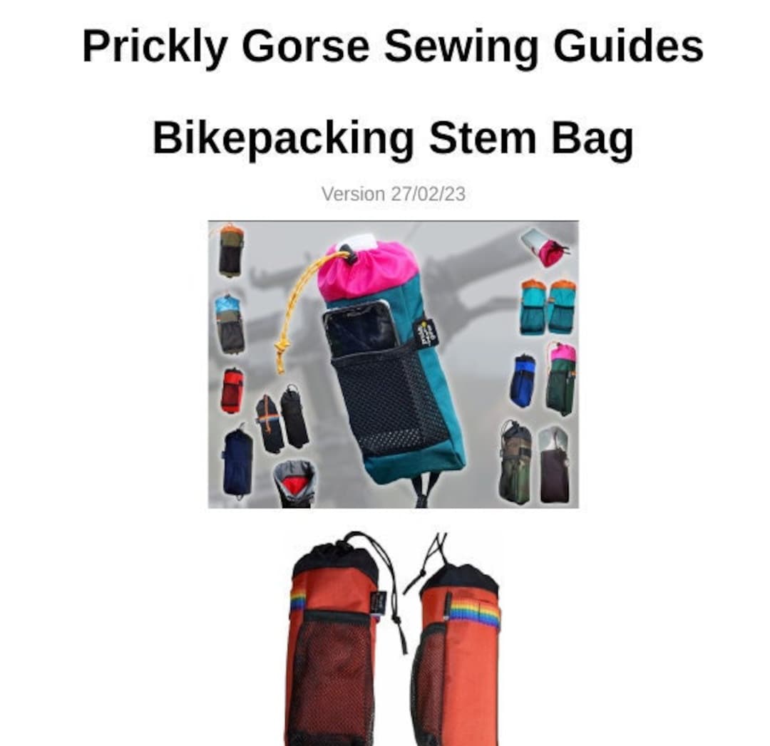 Climbing Boulder Bucket Chalk Bag PDF Sewing Guide Pattern Instructions.  MYOG DIY Outdoor Gear Bouldering -  Finland