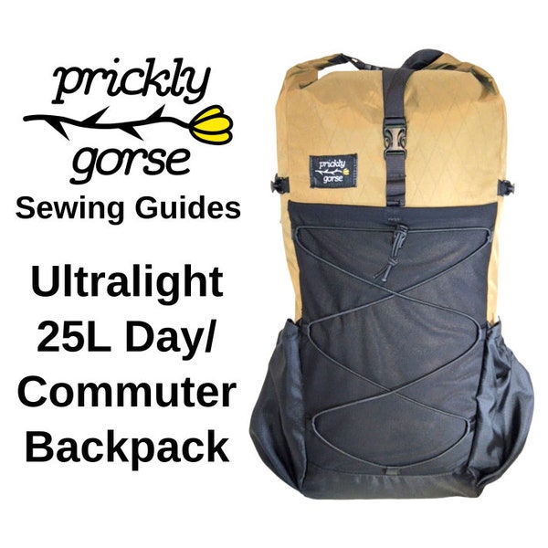 25 Litre Ultralight Backpack PDF Sewing Guide Pattern Instructions. MYOG, DIY Outdoor Gear, Backpacking Thru Hike