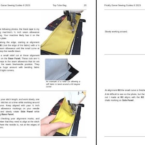 Top Tube Bag, Small and Large PDF Sewing Guide Pattern Instructions. MYOG, DIY Outdoor Gear. Ultralight Bicycle Touring Bikepacking. 2 Sizes image 8