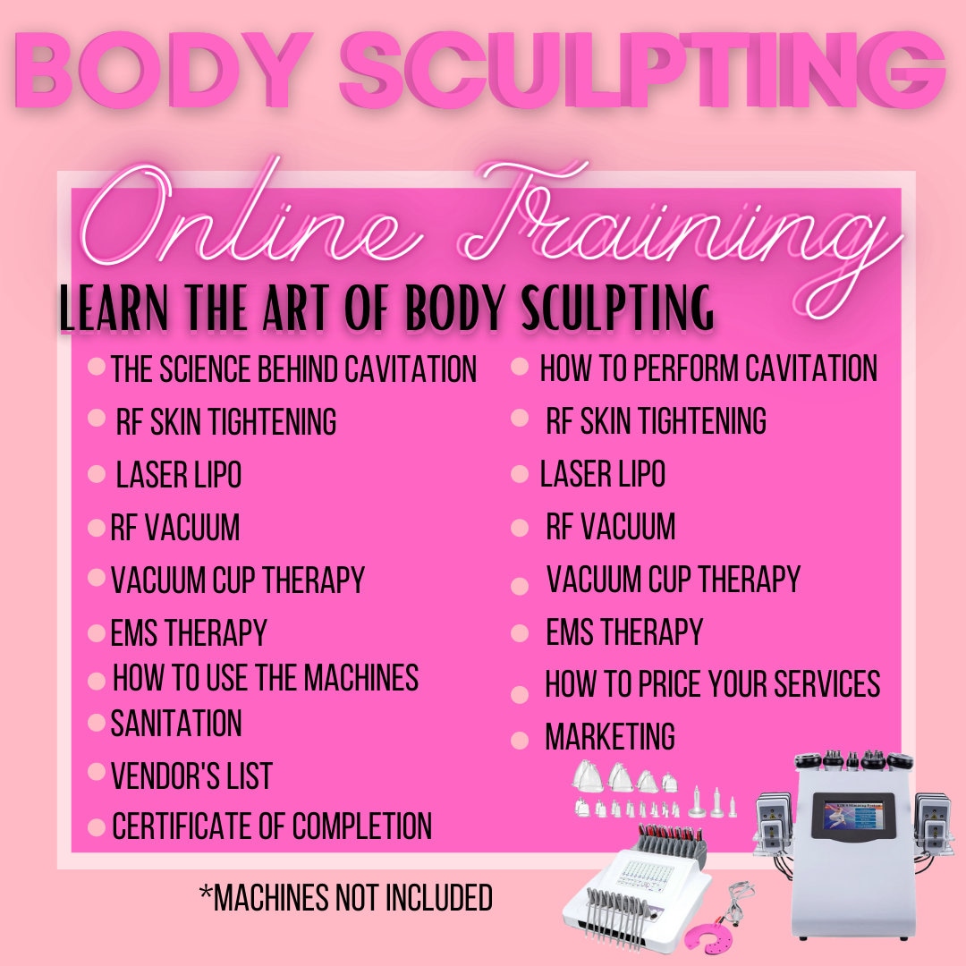 Learn Body Sculpting Training for Students Etsy