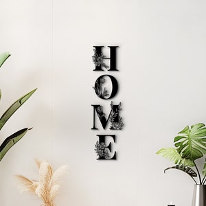 Prosperity and wellness HOME sign wooden wall decor, Home wall art, Wood wall hanging home decor, Welcome home sign Custom housewarming gift