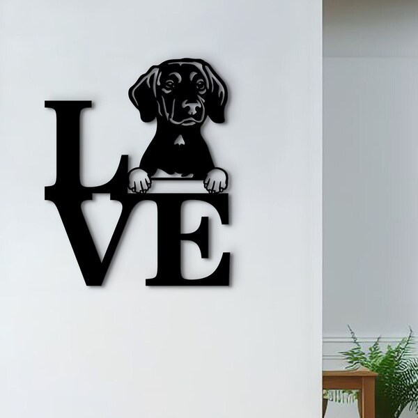 Plott Hound Art Wooden Wall Decor. Custom Pet Sign for Wall. Plott Hound Portrait Love Wall Hanging. Handmade Plott Hound Gift for Dog Owner